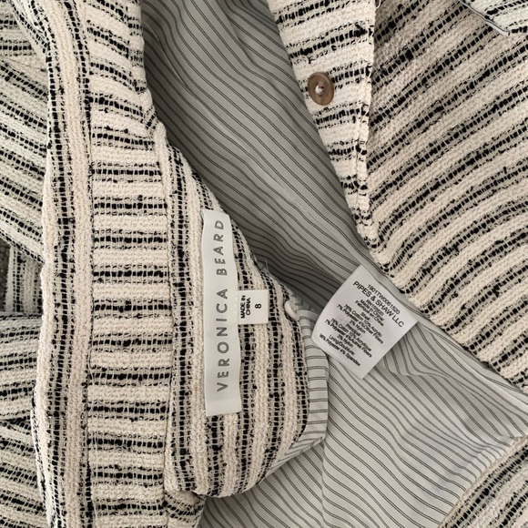 NWOT Veronica Beard Hirizontal Striped Blazer - Picture 4 of 7